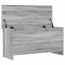 vidaXL Tárolódoboz tárolóval Szürke Sonoma 100 x 40 x 50 cm Szerelt Fa