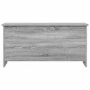 vidaXL Tárolódoboz tárolóval Szürke Sonoma 100 x 40 x 50 cm Szerelt Fa