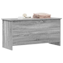vidaXL Tárolódoboz tárolóval Szürke Sonoma 100 x 40 x 50 cm Szerelt Fa