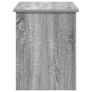 vidaXL Tárolódoboz tárolóval Szürke Sonoma 100 x 40 x 50 cm Szerelt Fa