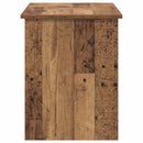 vidaXL Tárolódoboz tárolóval Antik Fa 100 x 40 x 50 cm Szerelt Fa