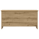 vidaXL Tárolódoboz Kézműves Tölgy 100 x 40 x 50 cm Szerelt Fa