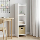 vidaXL Könyvszekrény Fehér 30 x 30 x 111 cm Szerelt Fa