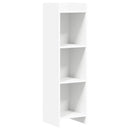 vidaXL Könyvszekrény Fehér 30 x 30 x 111 cm Szerelt Fa
