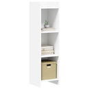 vidaXL Könyvszekrény Fehér 30 x 30 x 111 cm Szerelt Fa
