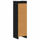 vidaXL Könyvszekrény Fekete Tölgy 30 x 30 x 111 cm Szerelt Fa