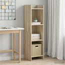 vidaXL Könyvszekrény Sonoma Tölgy 30 x 30 x 111 cm Szerelt Fa