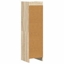 vidaXL Könyvszekrény Sonoma Tölgy 30 x 30 x 111 cm Szerelt Fa