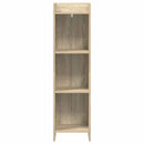 vidaXL Könyvszekrény Sonoma Tölgy 30 x 30 x 111 cm Szerelt Fa