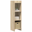 vidaXL Könyvszekrény Sonoma Tölgy 30 x 30 x 111 cm Szerelt Fa