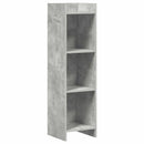 vidaXL Könyvszekrény Beton Szürke 30 x 30 x 111 cm Szerelt Fa