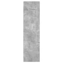 vidaXL Könyvszekrény Beton Szürke 30 x 30 x 111 cm Szerelt Fa