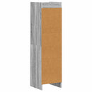 vidaXL Könyvszekrény Szürke Sonoma 30 x 30 x 111 cm Szerelt Fa