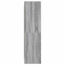 vidaXL Könyvszekrény Szürke Sonoma 30 x 30 x 111 cm Szerelt Fa