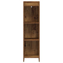 vidaXL Könyvszekrény Antik Fa 30 x 30 x 111 cm Szerelt Fa