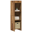 vidaXL Könyvszekrény Antik Fa 30 x 30 x 111 cm Szerelt Fa