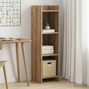 vidaXL Könyvszekrény 3 szintes 30 x 30 x 111 cm Szerelt Fa