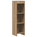 vidaXL Könyvszekrény 3 szintes 30 x 30 x 111 cm Szerelt Fa