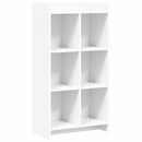 vidaXL Könyvszekrény Fehér 59 x 30 x 111 cm Szerelt Fa