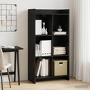 vidaXL Könyvszekrény Fekete Tölgy 59 x 30 x 111 cm Szerelt Fa