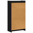 vidaXL Könyvszekrény Fekete Tölgy 59 x 30 x 111 cm Szerelt Fa