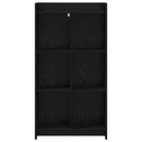 vidaXL Könyvszekrény Fekete Tölgy 59 x 30 x 111 cm Szerelt Fa