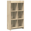 vidaXL Könyvszekrény Sonoma Tölgy 59 x 30 x 111 cm Szerelt Fa