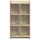 vidaXL Könyvszekrény Sonoma Tölgy 59 x 30 x 111 cm Szerelt Fa