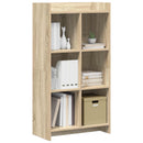 vidaXL Könyvszekrény Sonoma Tölgy 59 x 30 x 111 cm Szerelt Fa