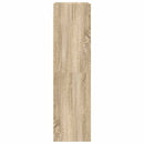 vidaXL Könyvszekrény Sonoma Tölgy 59 x 30 x 111 cm Szerelt Fa