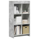 vidaXL Könyvszekrény Beton Szürke 59 x 30 x 111 cm Szerelt Fa