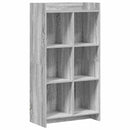 vidaXL Könyvszekrény Szürke Sonoma 59 x 30 x 111 cm Szerelt Fa