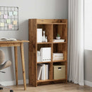 vidaXL Könyvszekrény Antik Fa 59 x 30 x 111 cm Szerelt Fa