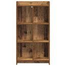 vidaXL Könyvszekrény Antik Fa 59 x 30 x 111 cm Szerelt Fa