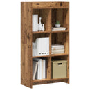 vidaXL Könyvszekrény Antik Fa 59 x 30 x 111 cm Szerelt Fa