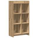 vidaXL Könyvszekrény 6 szintes 59 x 30 x 111 cm Szerelt Fa