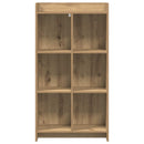 vidaXL Könyvszekrény 6 szintes 59 x 30 x 111 cm Szerelt Fa