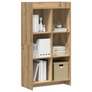 vidaXL Könyvszekrény 6 szintes 59 x 30 x 111 cm Szerelt Fa