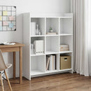 vidaXL Könyvszekrény Fehér 87,5 x 30 x 111 cm Szerelt Fa