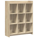 vidaXL Könyvszekrény Sonoma Tölgy 87,5 x 30 x 111 cm Szerelt Fa