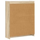 vidaXL Könyvszekrény Sonoma Tölgy 87,5 x 30 x 111 cm Szerelt Fa