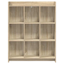 vidaXL Könyvszekrény Sonoma Tölgy 87,5 x 30 x 111 cm Szerelt Fa