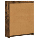 vidaXL Könyvszekrény Füstös Tölgy 87,5 x 30 x 111 cm Szerelt Fa