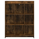 vidaXL Könyvszekrény Füstös Tölgy 87,5 x 30 x 111 cm Szerelt Fa