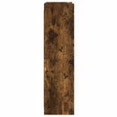 vidaXL Könyvszekrény Füstös Tölgy 87,5 x 30 x 111 cm Szerelt Fa