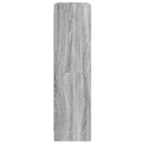 vidaXL Könyvszekrény Szürke Sonoma 87,5 x 30 x 111 cm Szerelt Fa