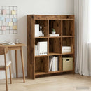 vidaXL Könyvszekrény Antik Fa 87,5 x 30 x 111 cm Szerelt Fa