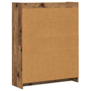 vidaXL Könyvszekrény Antik Fa 87,5 x 30 x 111 cm Szerelt Fa