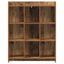 vidaXL Könyvszekrény Antik Fa 87,5 x 30 x 111 cm Szerelt Fa