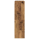 vidaXL Könyvszekrény Antik Fa 87,5 x 30 x 111 cm Szerelt Fa